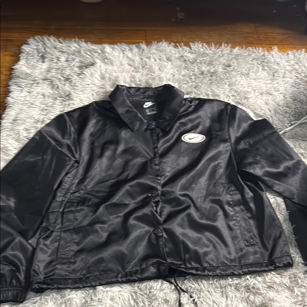 Nike Black Windbreaker Jacket